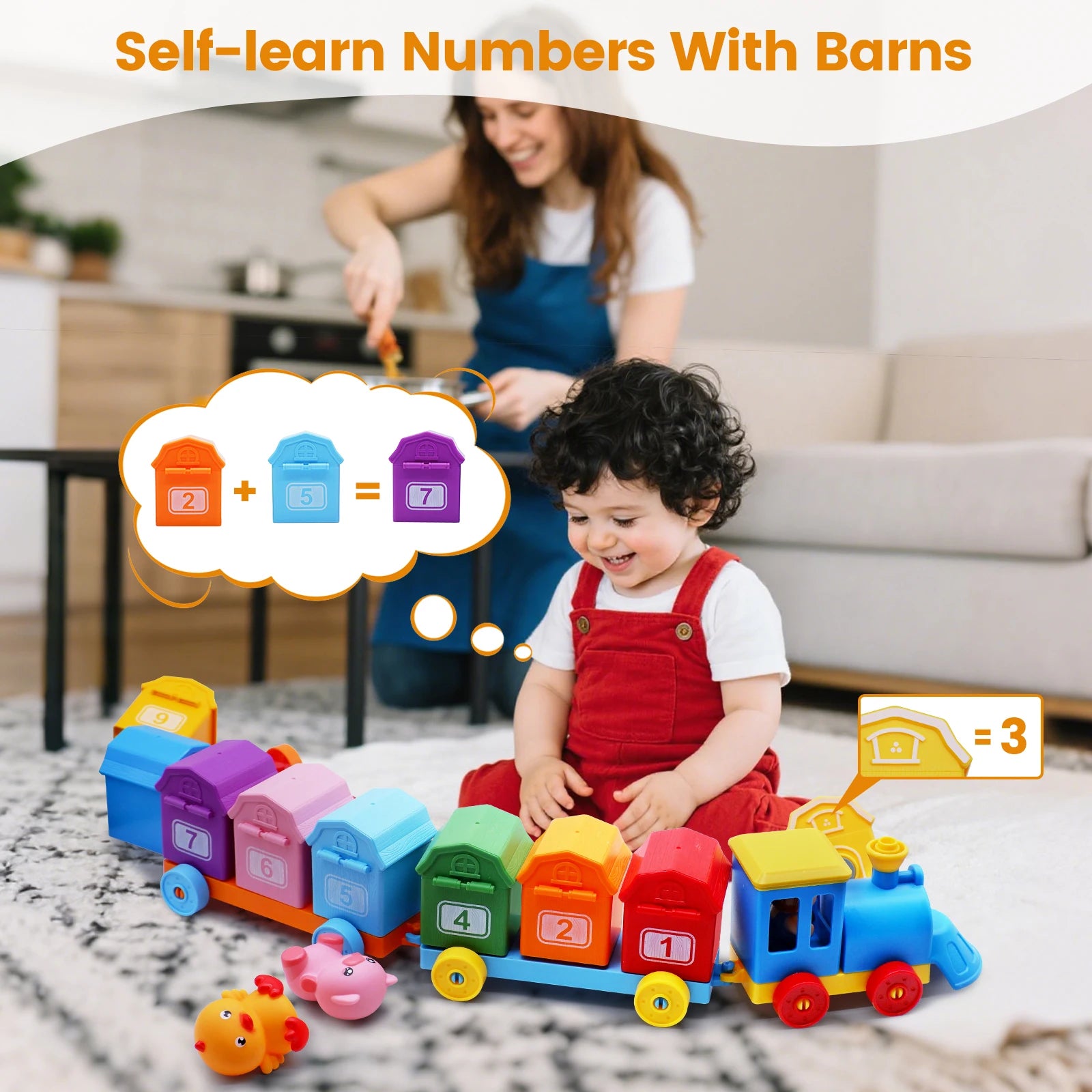 Montessori Farm Train: Learn Through Play