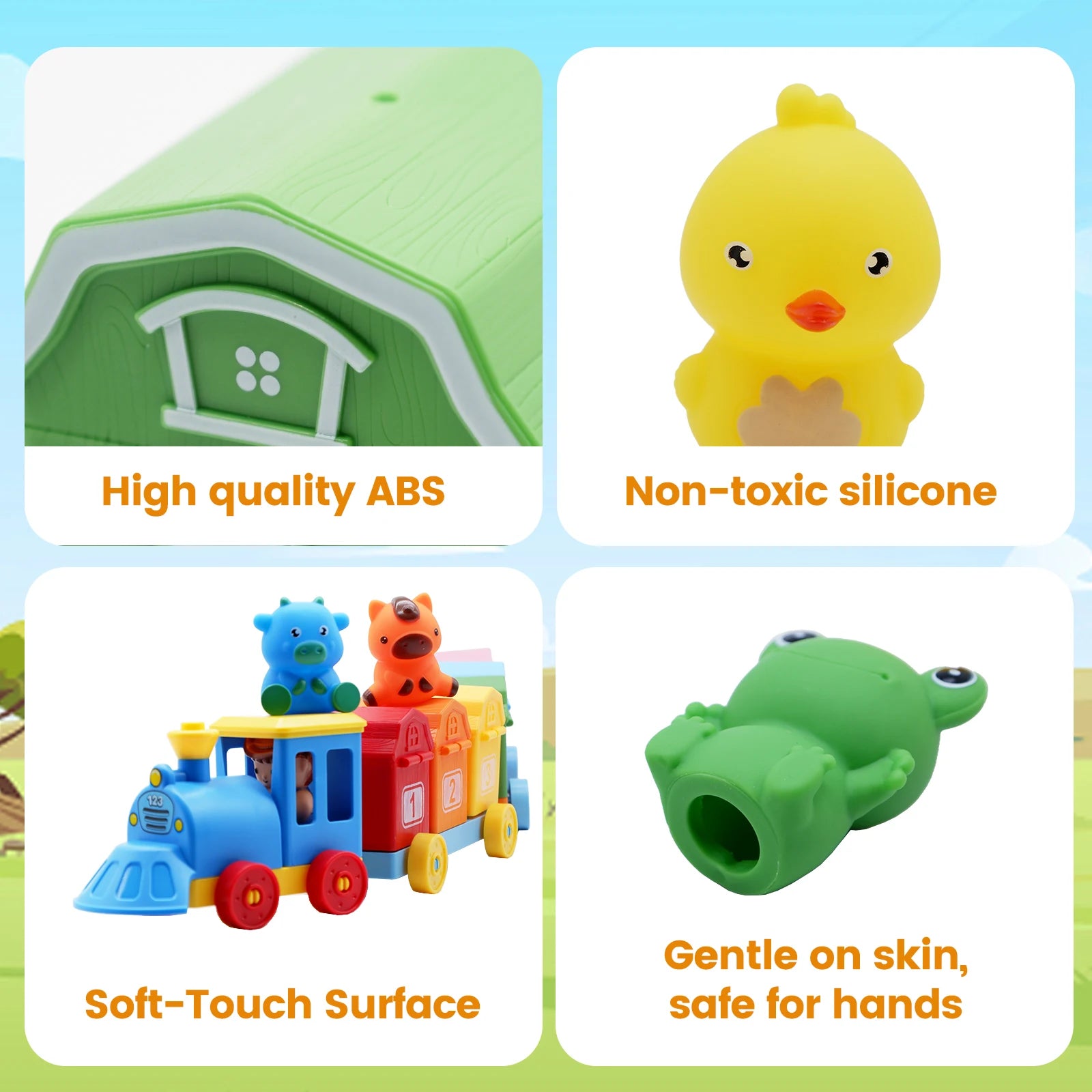 Montessori Farm Train: Learn Through Play