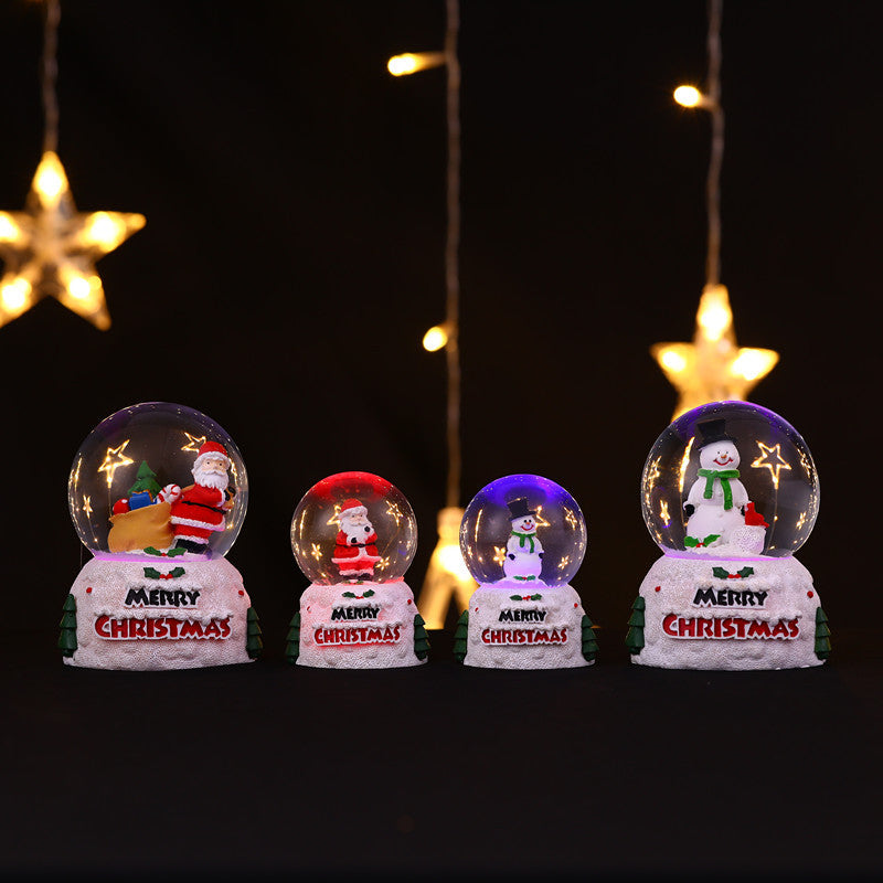 Enchanted Christmas Crystal Glow Ball