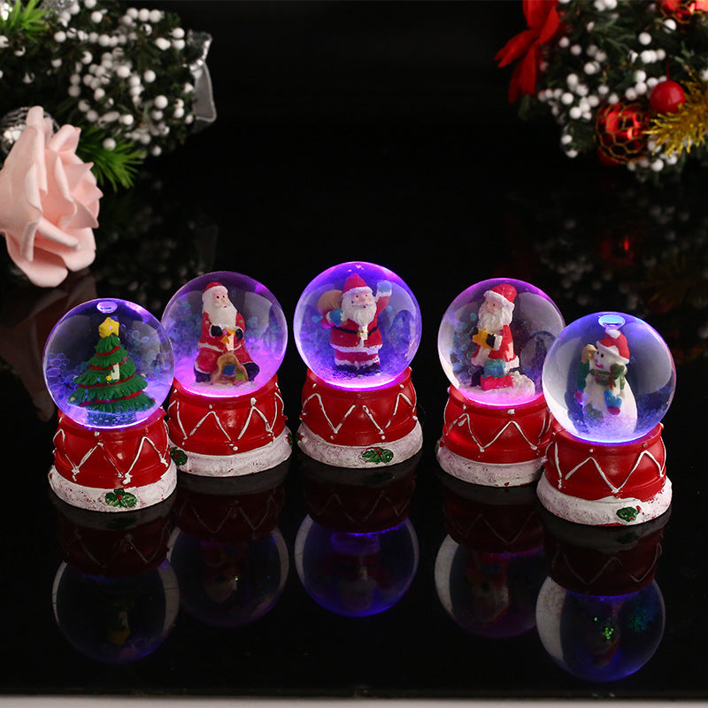 Enchanted Christmas Crystal Glow Ball