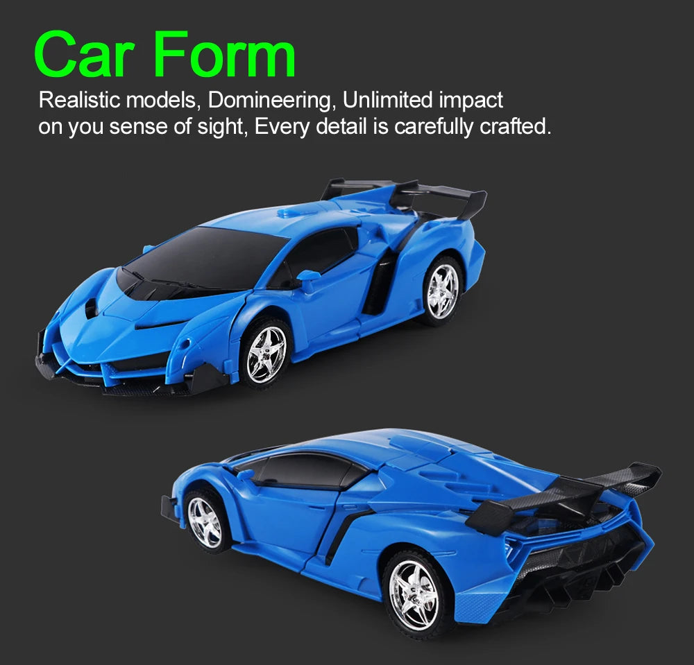 2-in-1 RC Robot Transformation Car