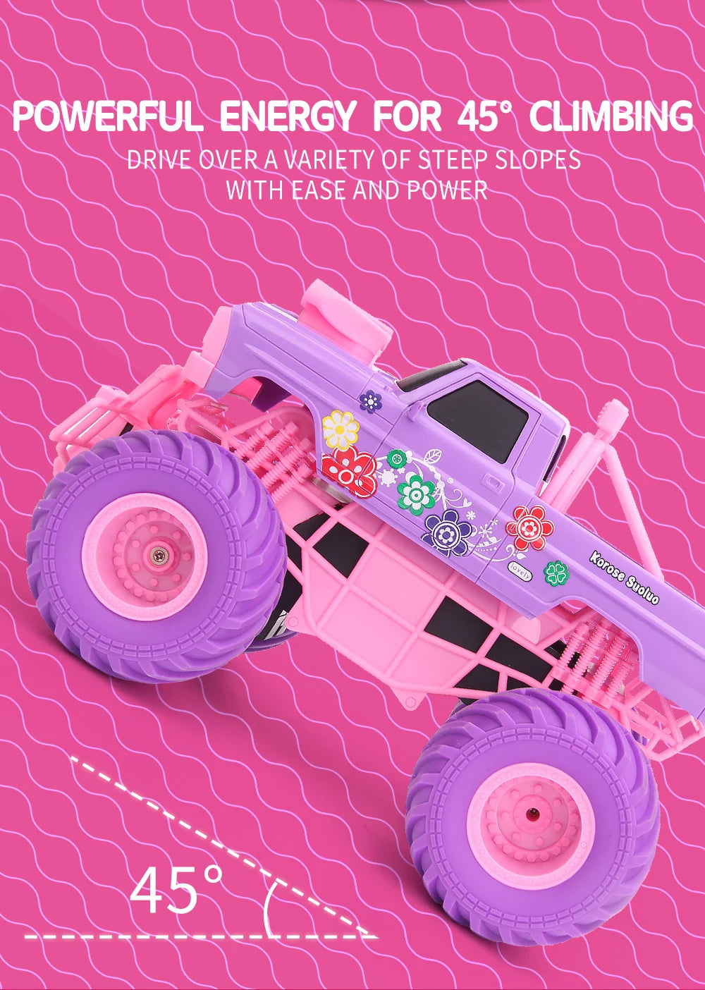 Pink Power Truck: RC Stunt Adventure