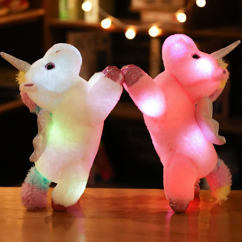 Magical Glow Unicorn Plush Pillow
