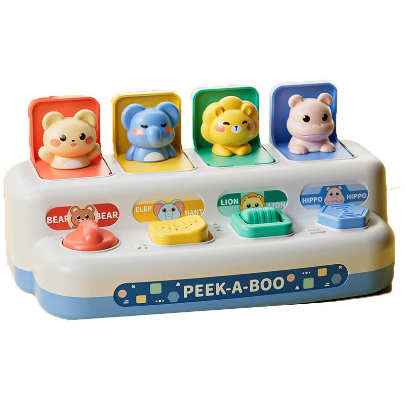 Peek & Play: Montessori Pop-Up Animals