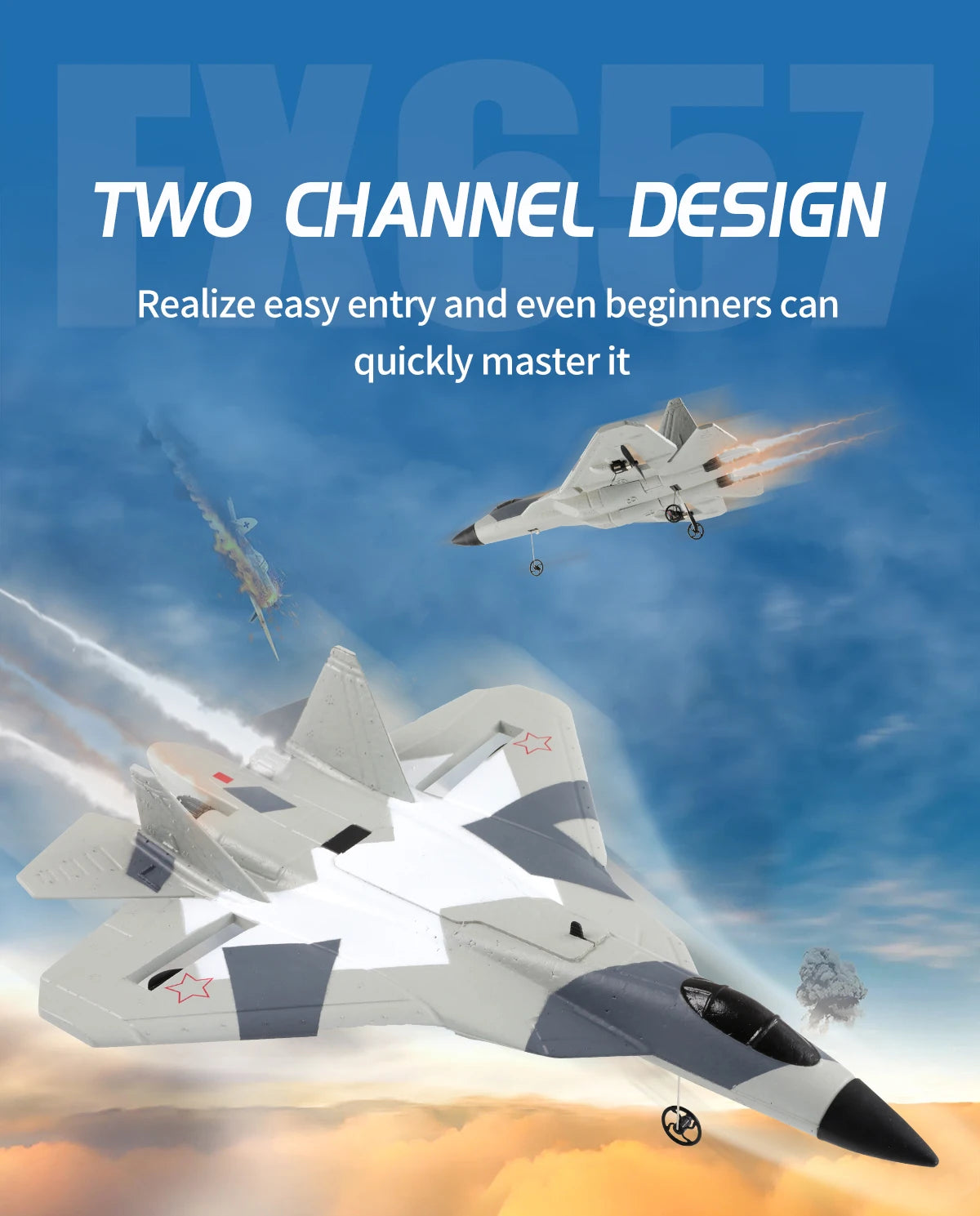 Sky Warriors: SU-35 RC Fighter Jet