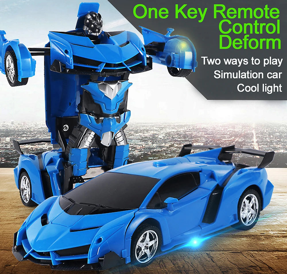 2-in-1 RC Robot Transformation Car