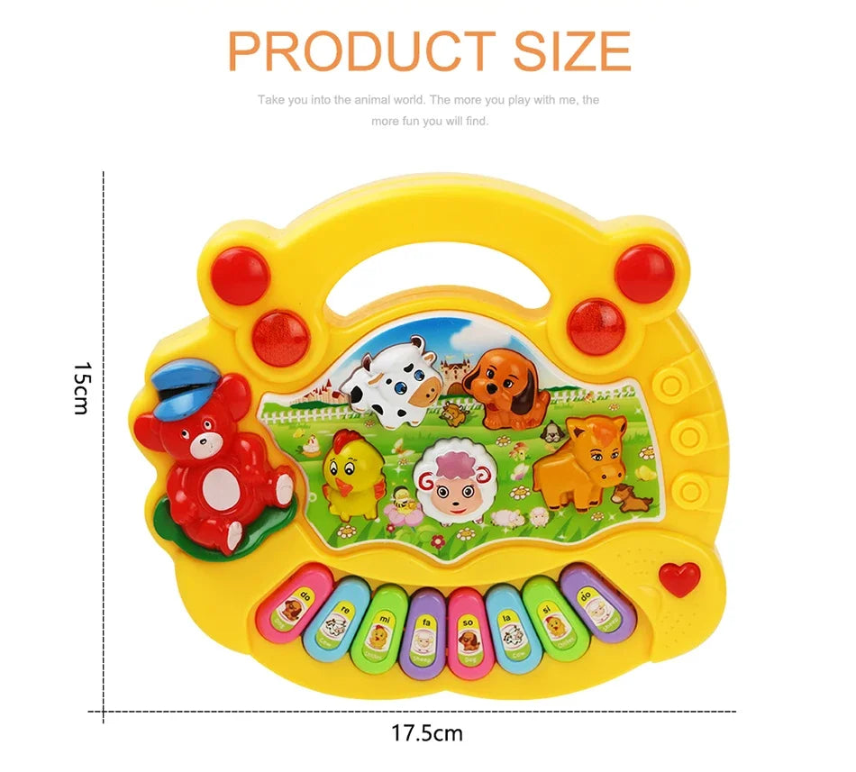 Melody Magic: Baby Animal Piano Toy