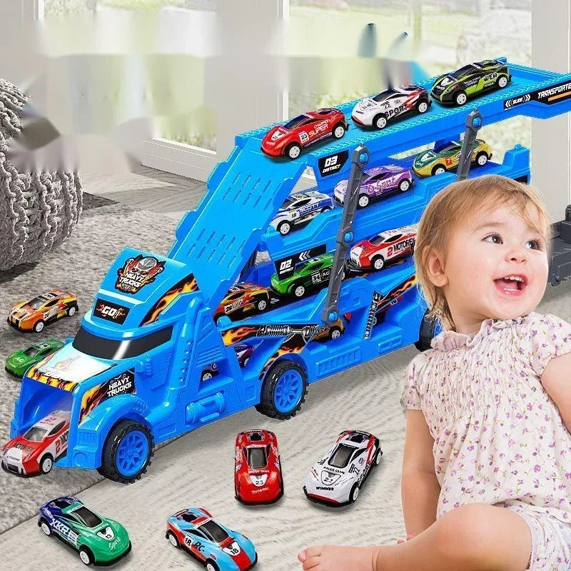 Mega Hauler: Transforming Track Truck Adventure
