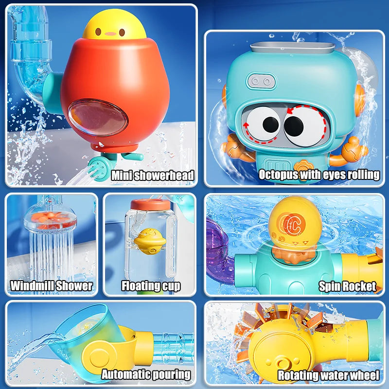 Splash & Spin: Baby Bath Fun Set