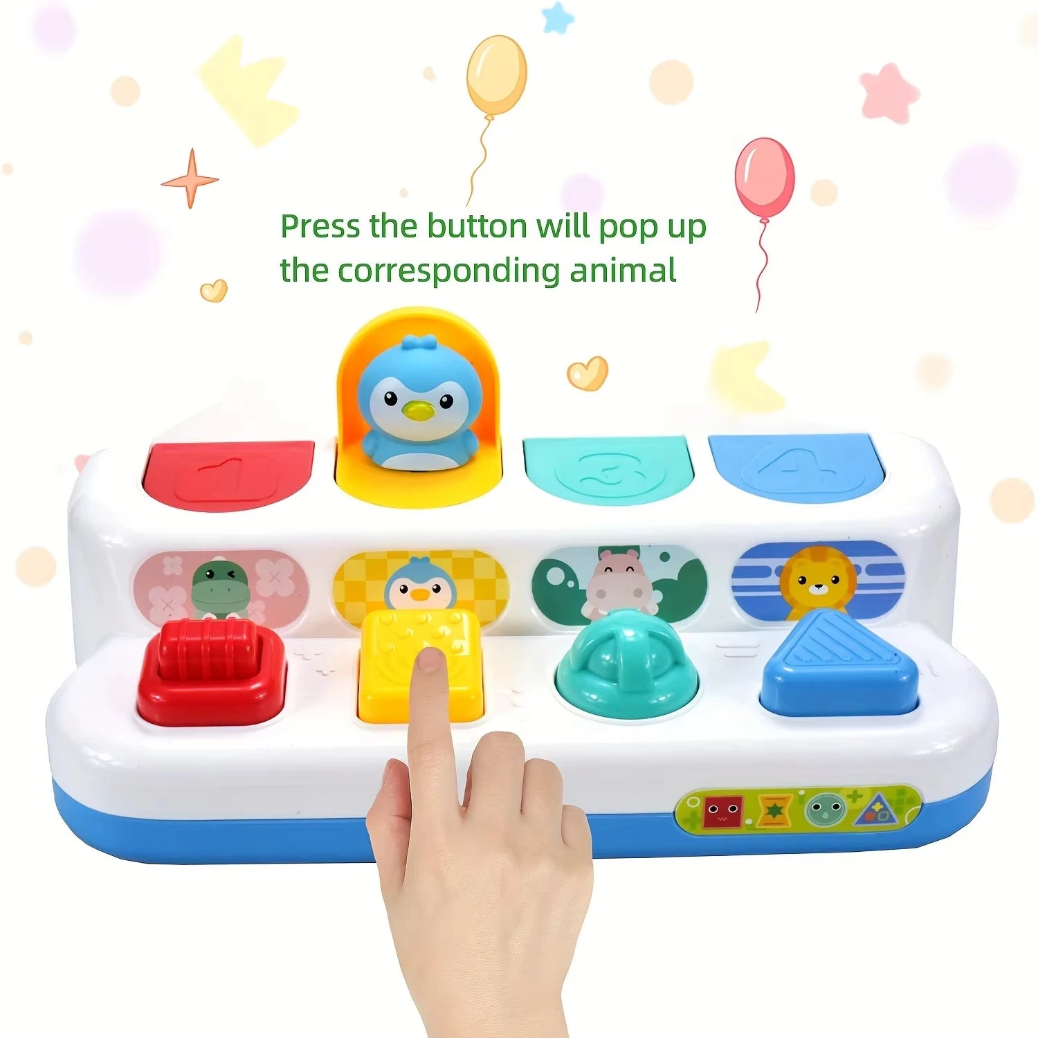 Peek & Play: Montessori Pop-Up Animals