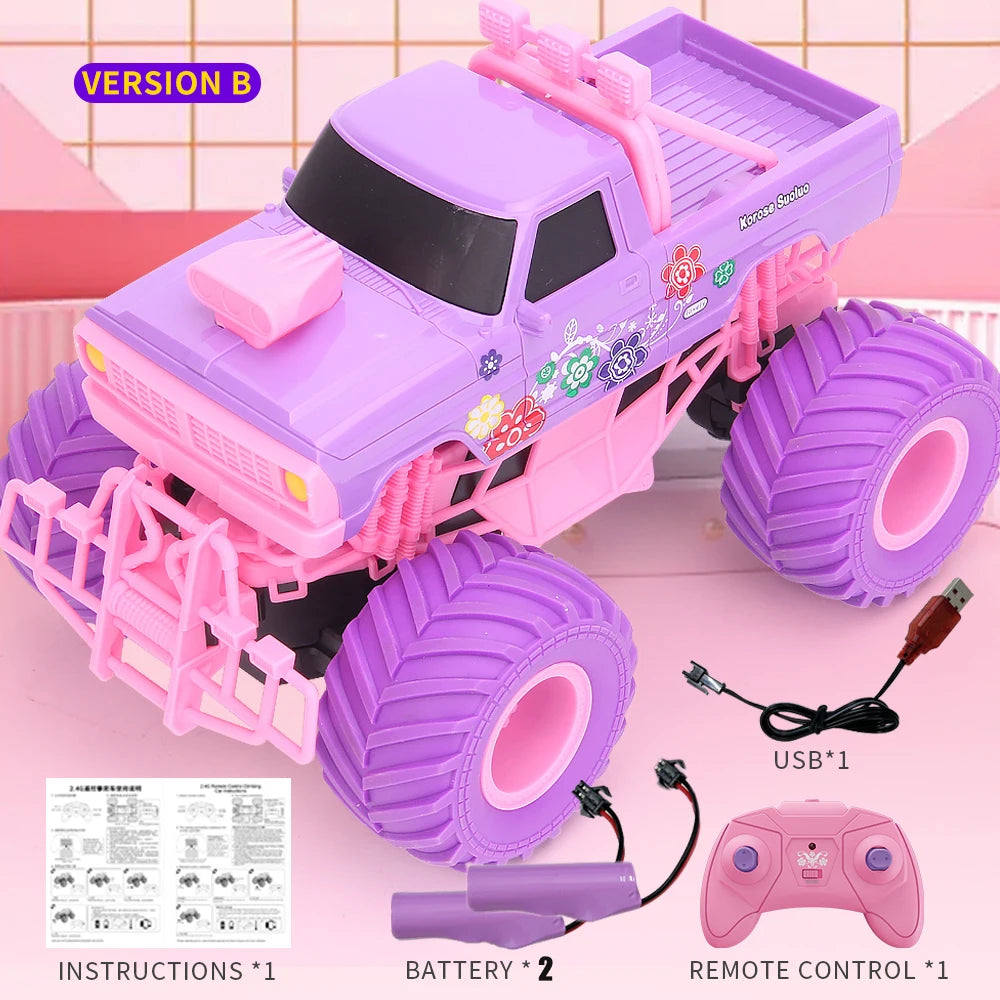 Pink Power Truck: RC Stunt Adventure