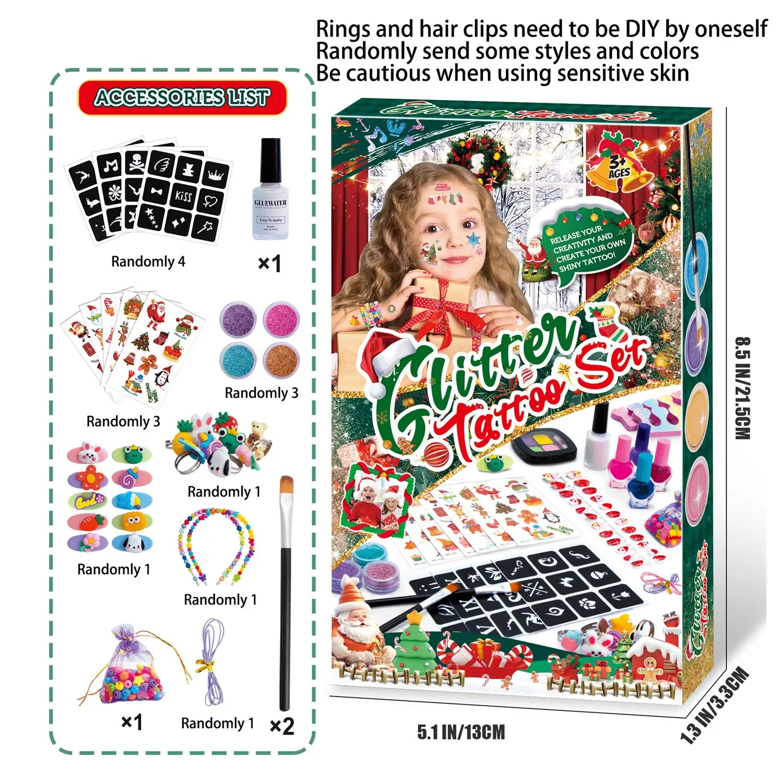 Sparkle & Style: Kids Christmas Glam Set
