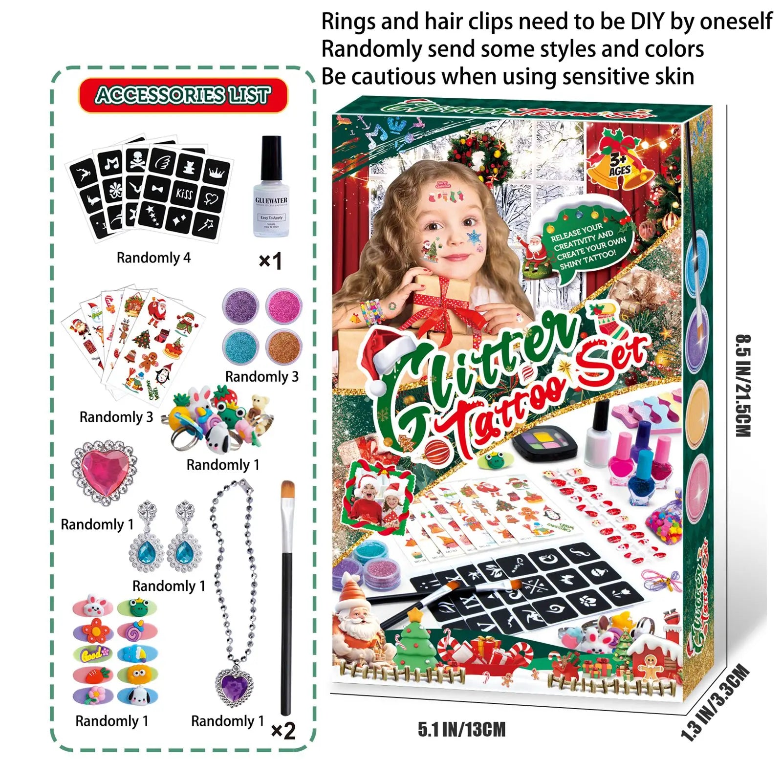 Sparkle & Style: Kids Christmas Glam Set
