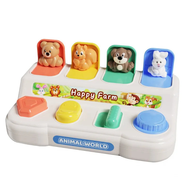 Peek & Play: Montessori Pop-Up Animals