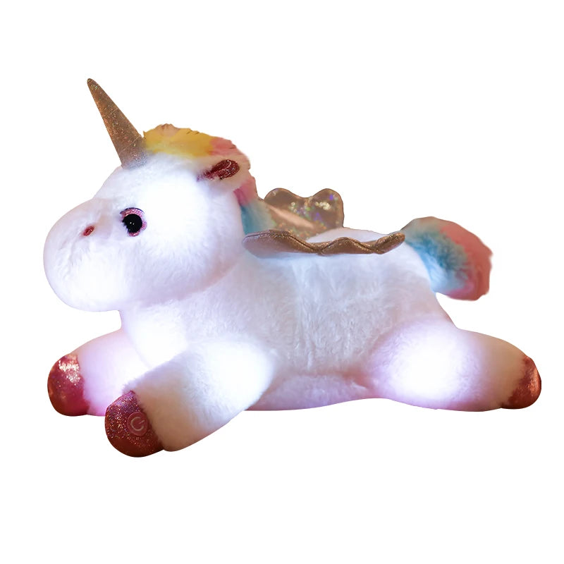 Magical Glow Unicorn Plush Pillow