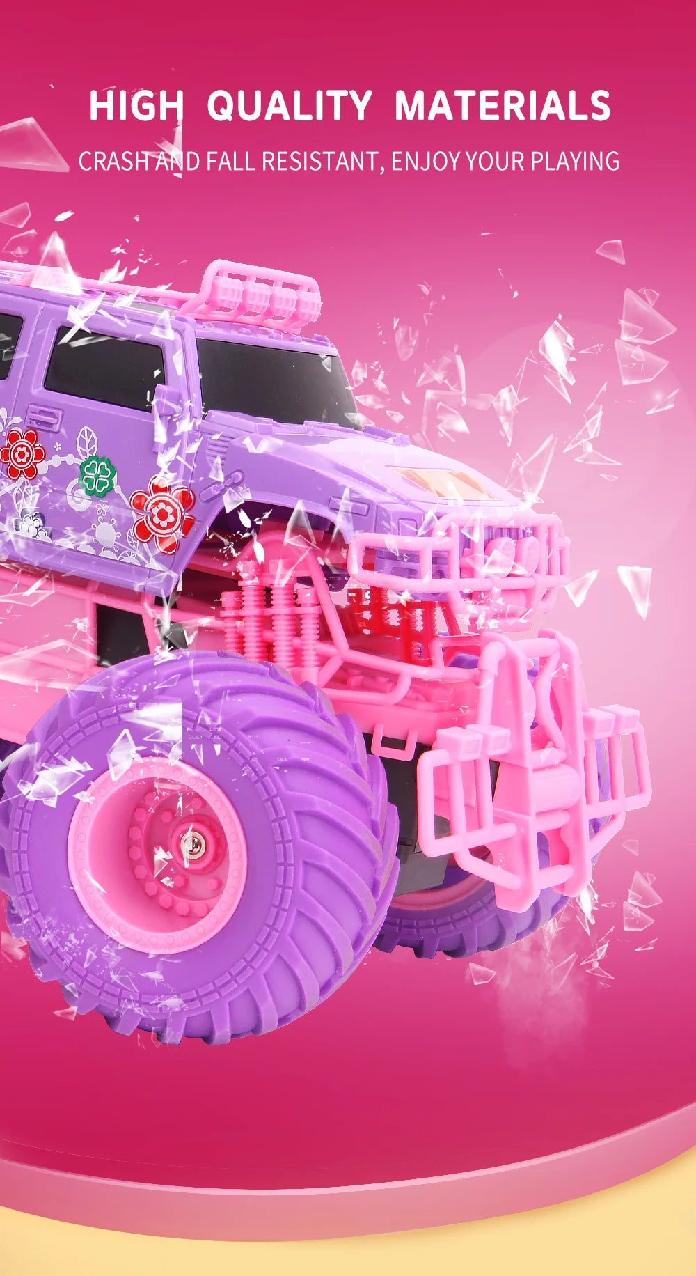Pink Power Truck: RC Stunt Adventure