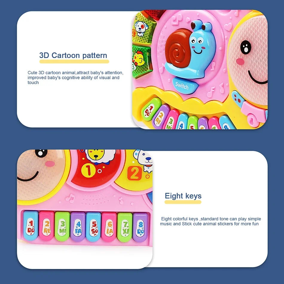 Melody Magic: Baby Animal Piano Toy