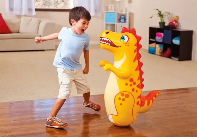 Dino Tumbler: Inflatable Boxing Fun