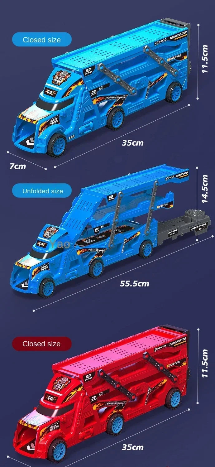 Mega Hauler: Transforming Track Truck Adventure