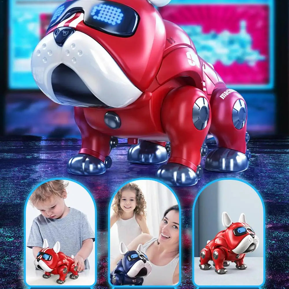 Dancing Music Bulldog Robot Toy Delight