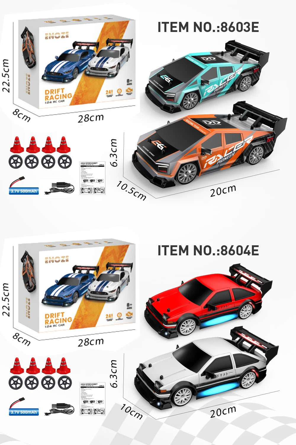 Thunder Drift: 1:24 RC Mustang Racer