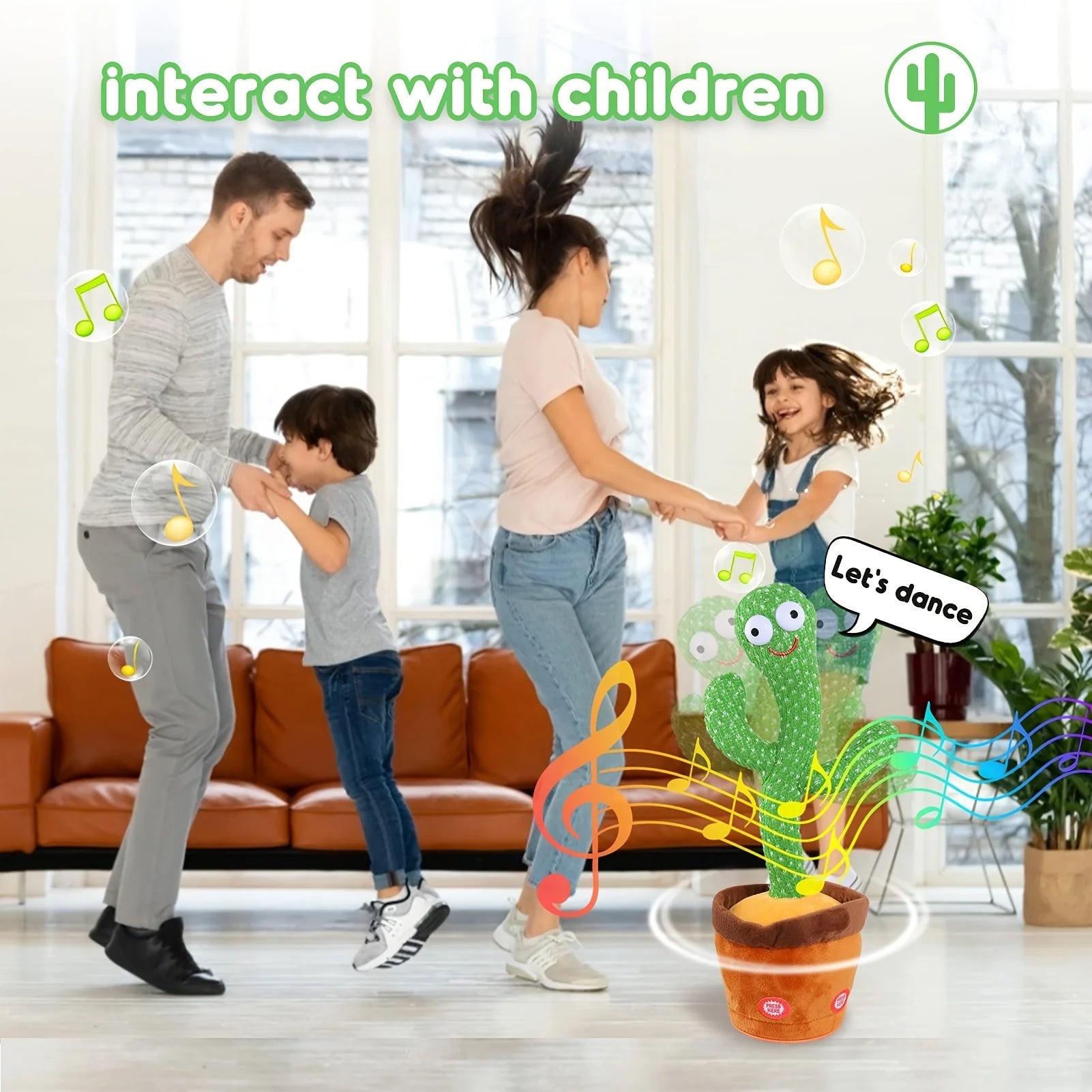 Dancing Cactus: Interactive Singing Plush Toy
