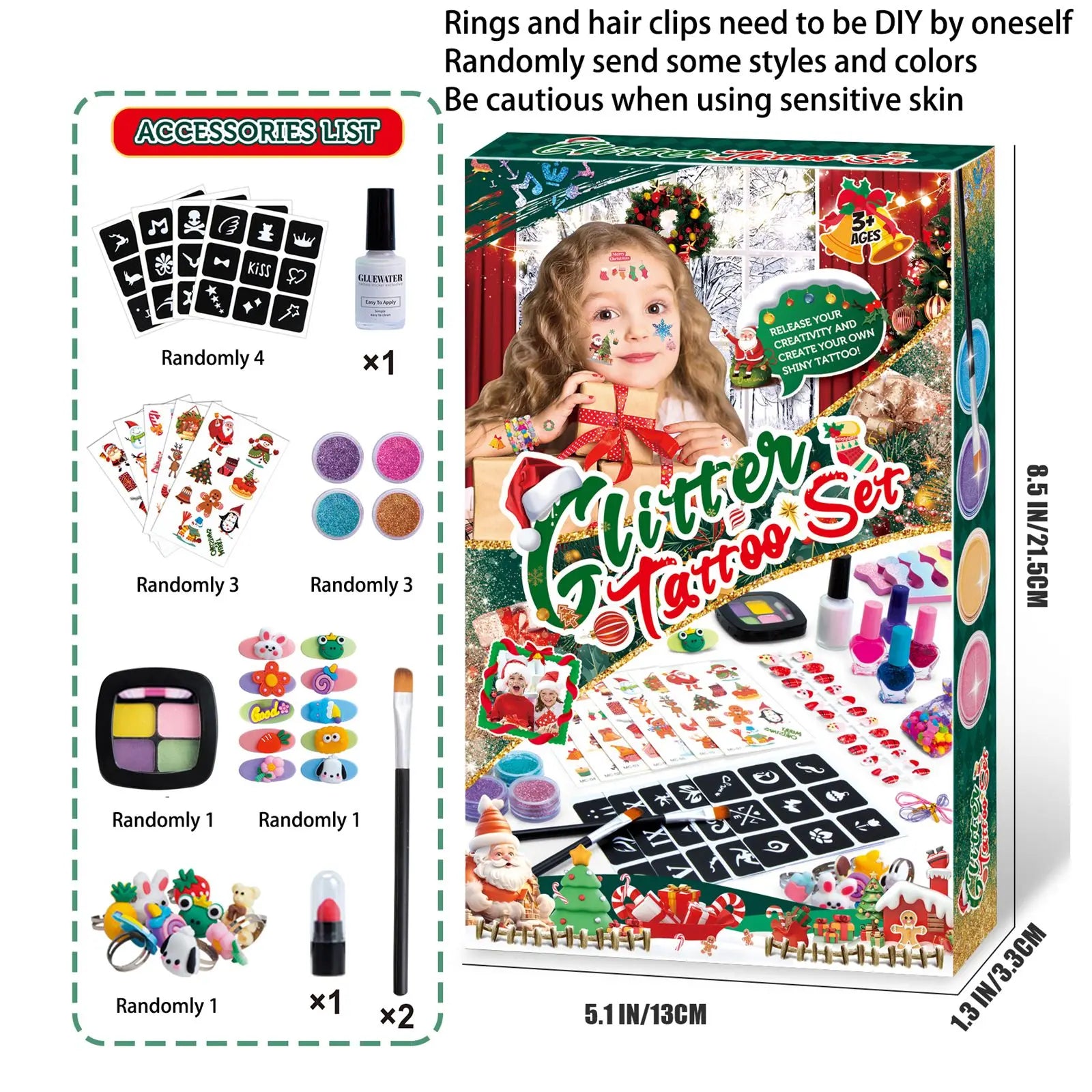 Sparkle & Style: Kids Christmas Glam Set