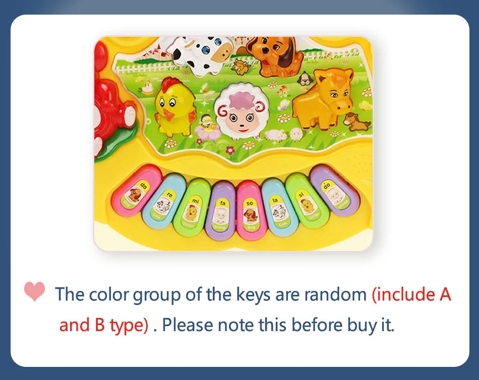Melody Magic: Baby Animal Piano Toy