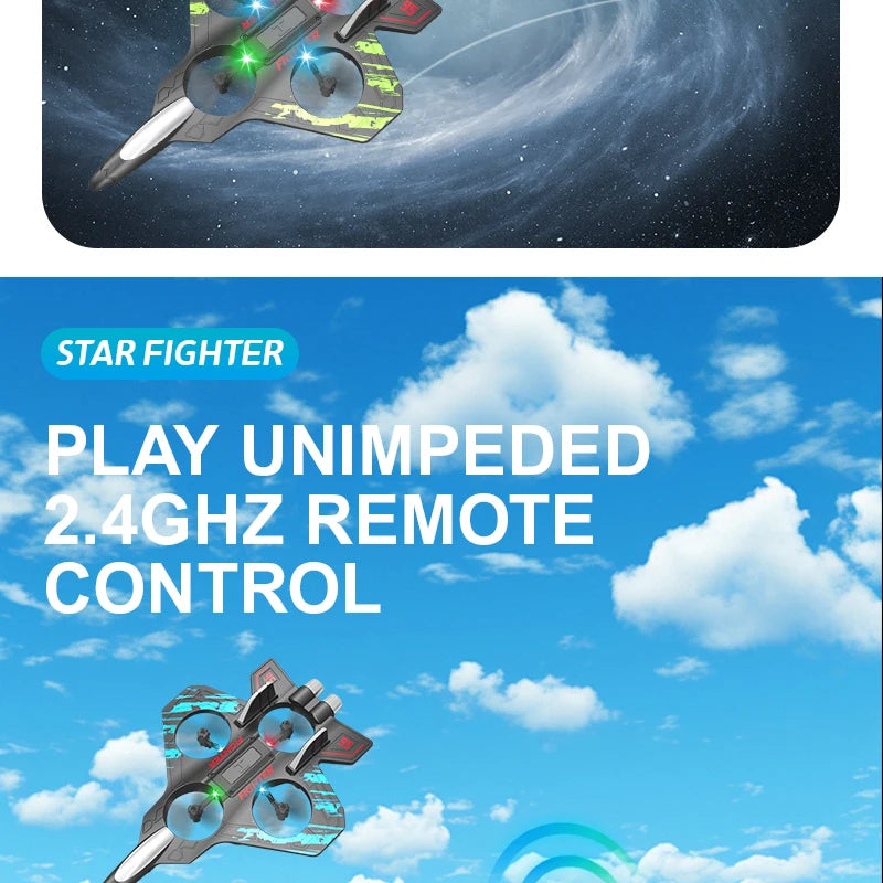 Sky Stunt Glider: RC Fighter Jet