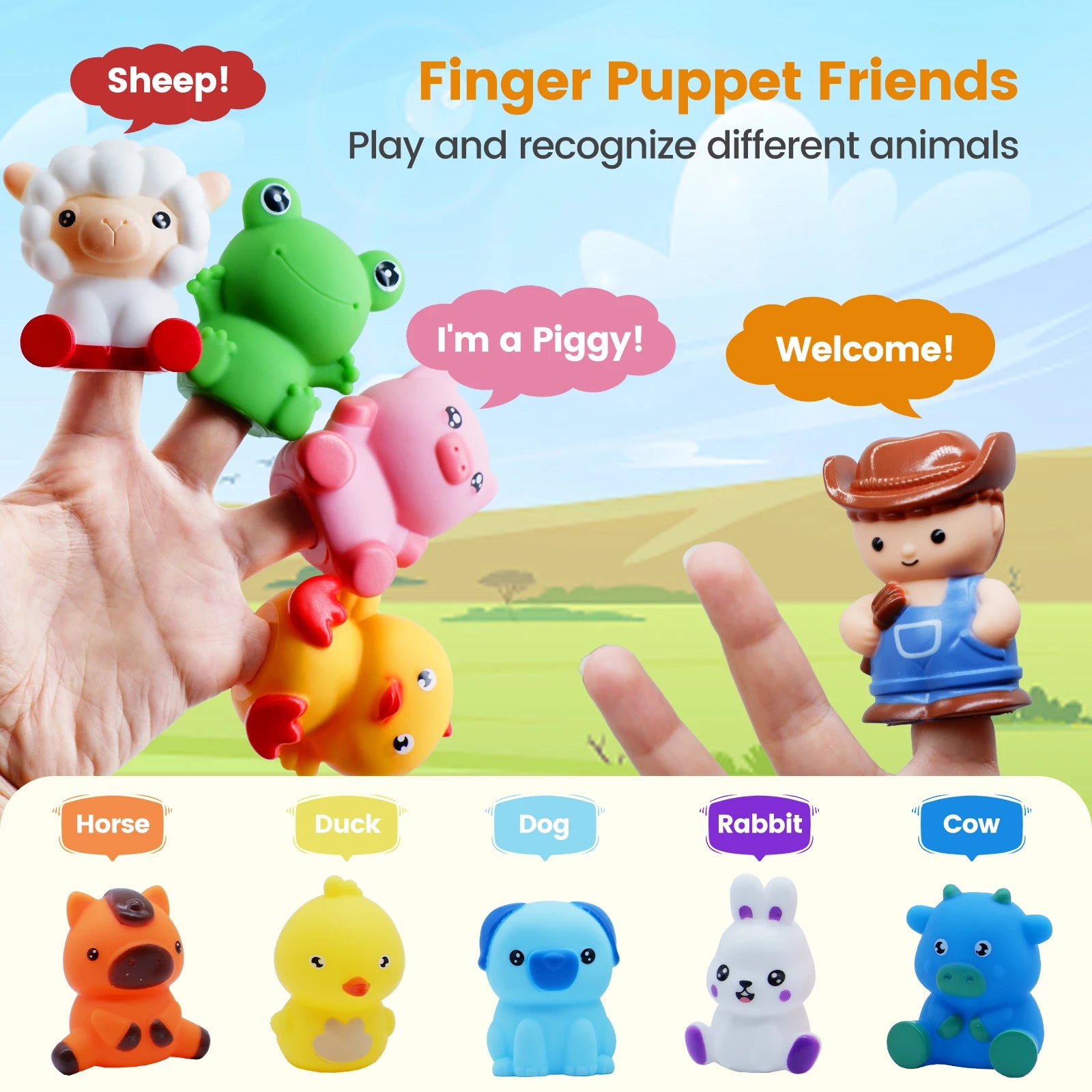 Montessori Farm Train: Learn Through Play