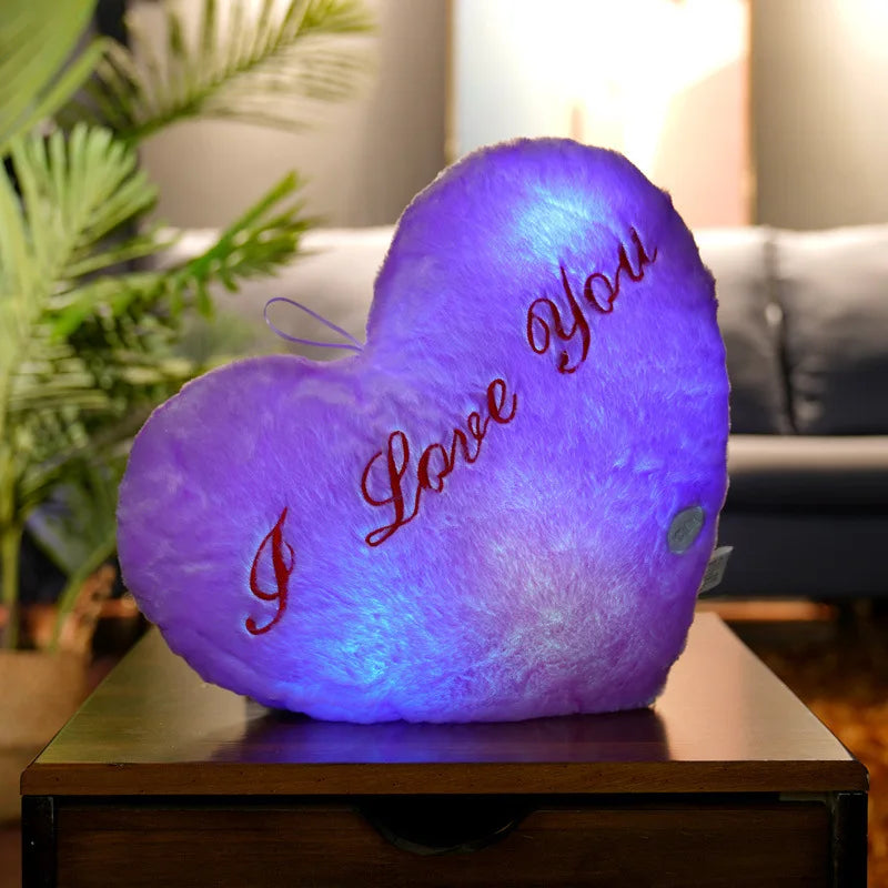 Starlight Dreams: Glowing Plush Pillow