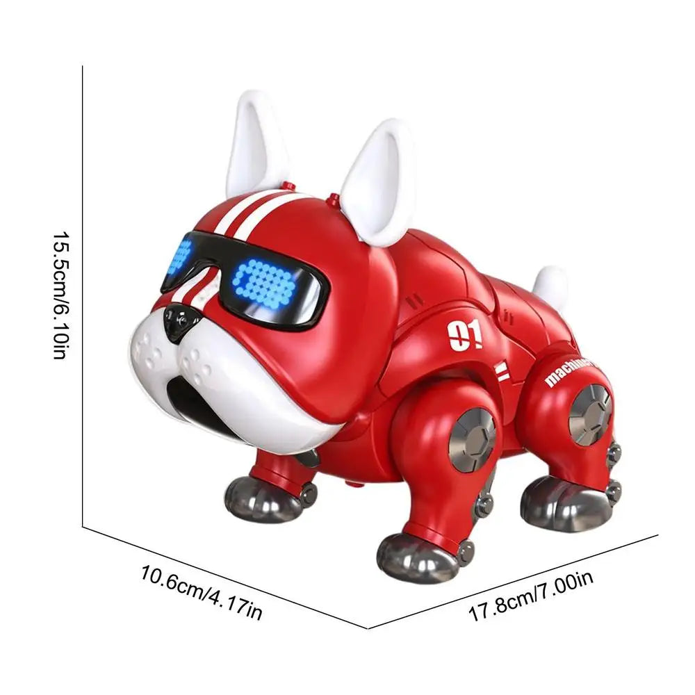Dancing Music Bulldog Robot Toy Delight