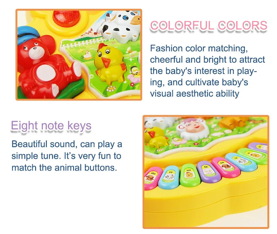 Melody Magic: Baby Animal Piano Toy