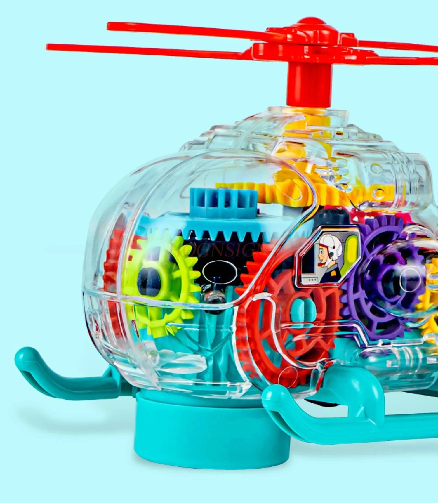Twinkle Copter: Transparent Electric Baby Helicopter