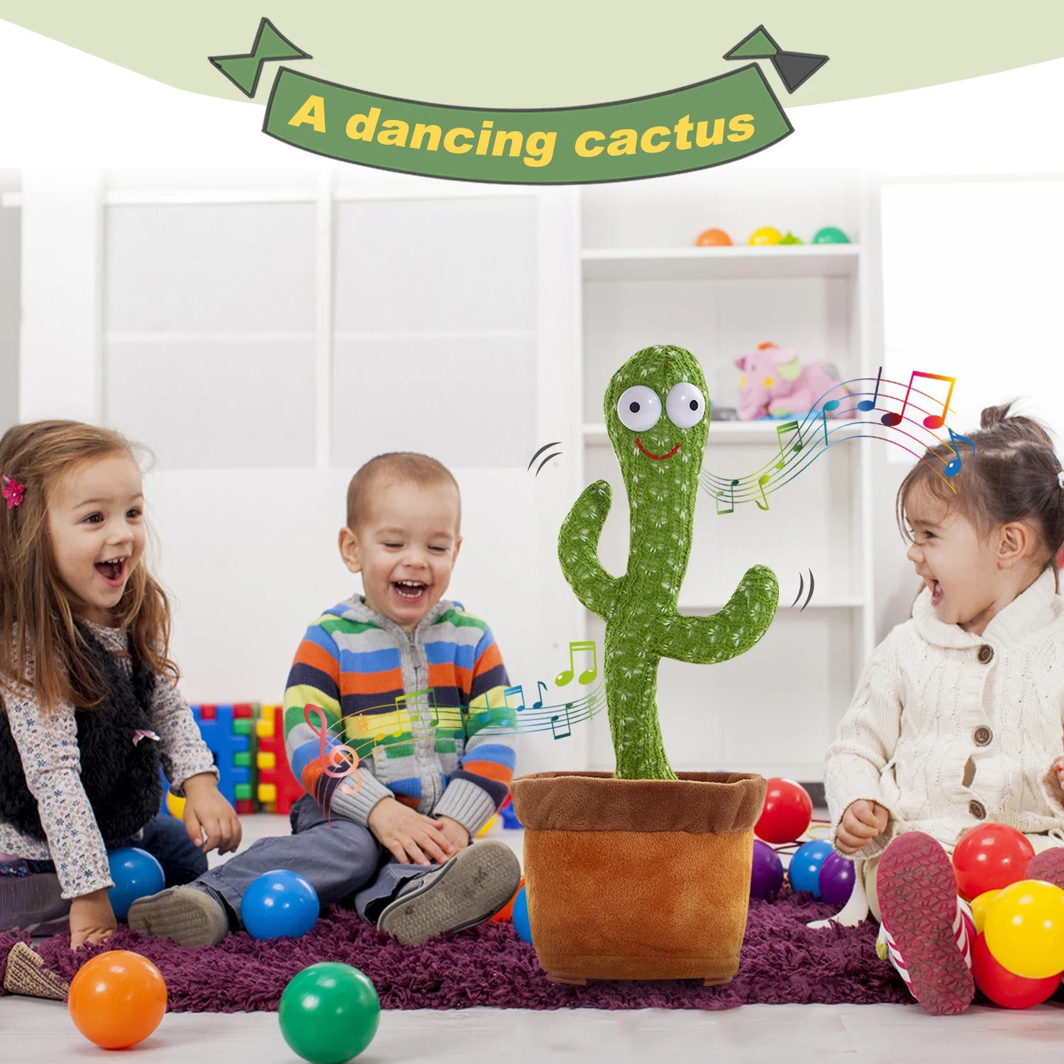 Dancing Cactus: Interactive Singing Plush Toy