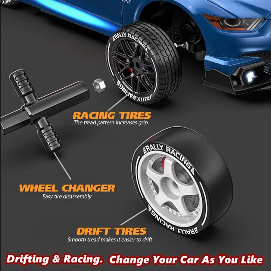 Thunder Drift: 1:24 RC Mustang Racer