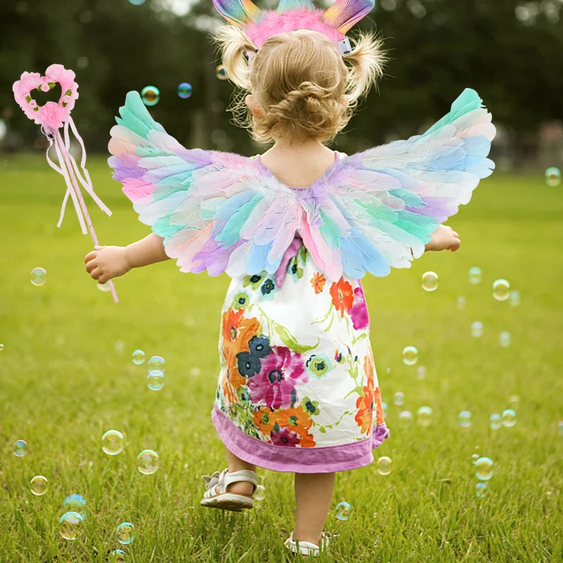 Magical LED Angel Wings & Unicorn Set