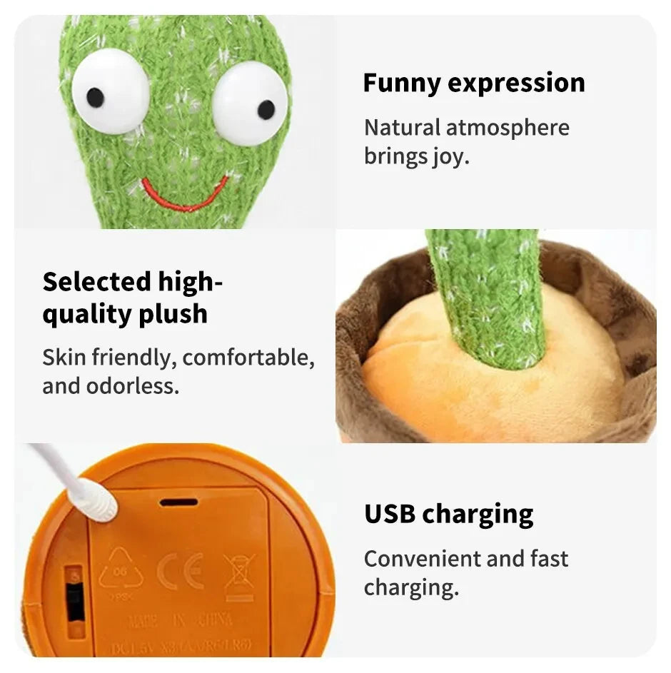Dancing Cactus: Interactive Singing Plush Toy