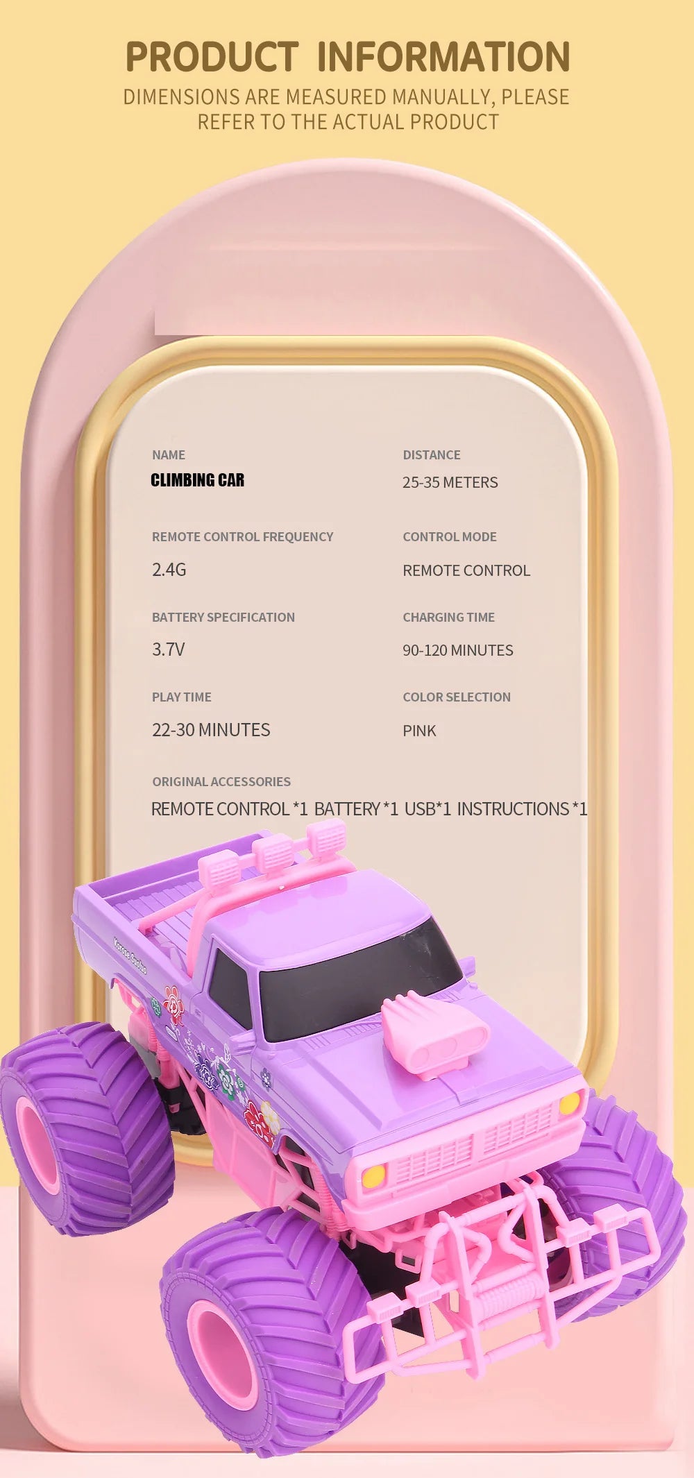 Pink Power Truck: RC Stunt Adventure
