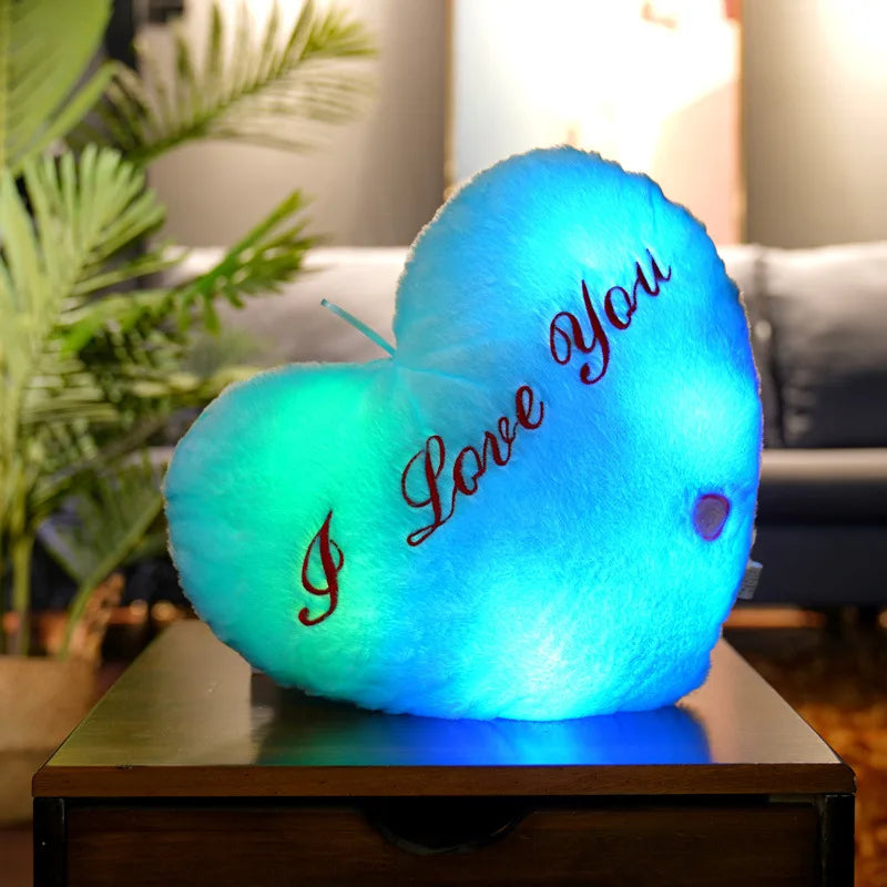 Starlight Dreams: Glowing Plush Pillow