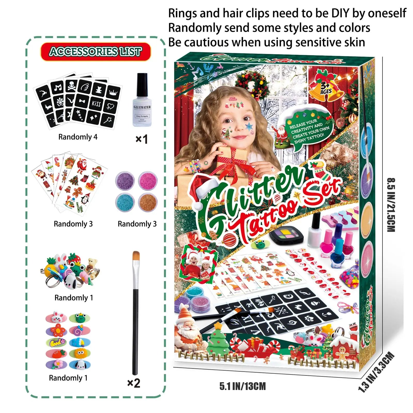 Sparkle & Style: Kids Christmas Glam Set