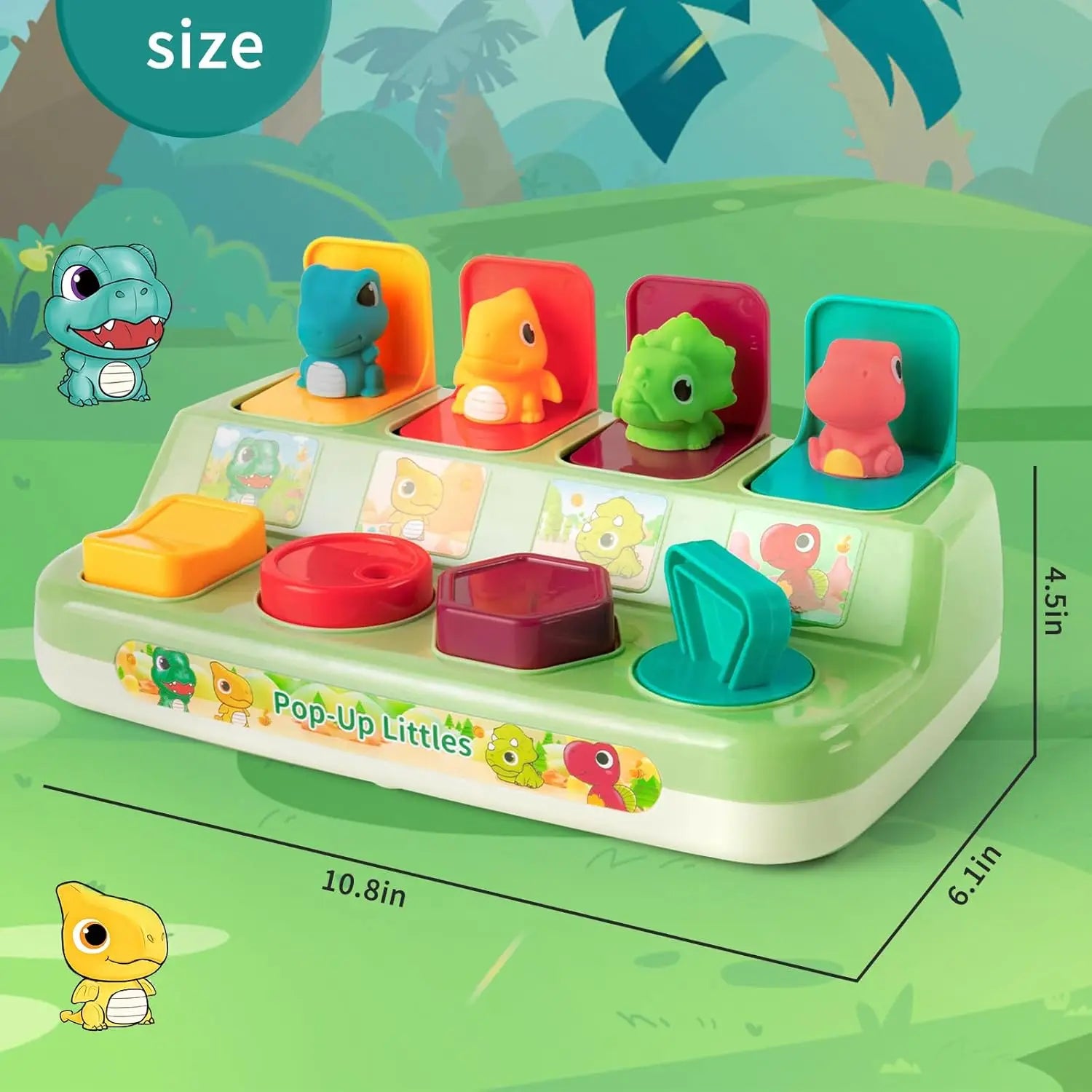Peek & Play: Montessori Pop-Up Animals