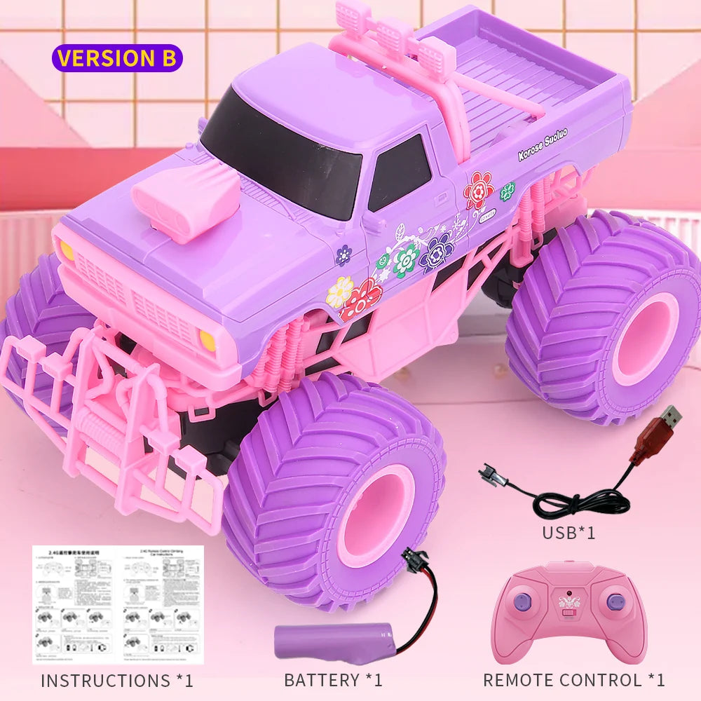 Pink Power Truck: RC Stunt Adventure