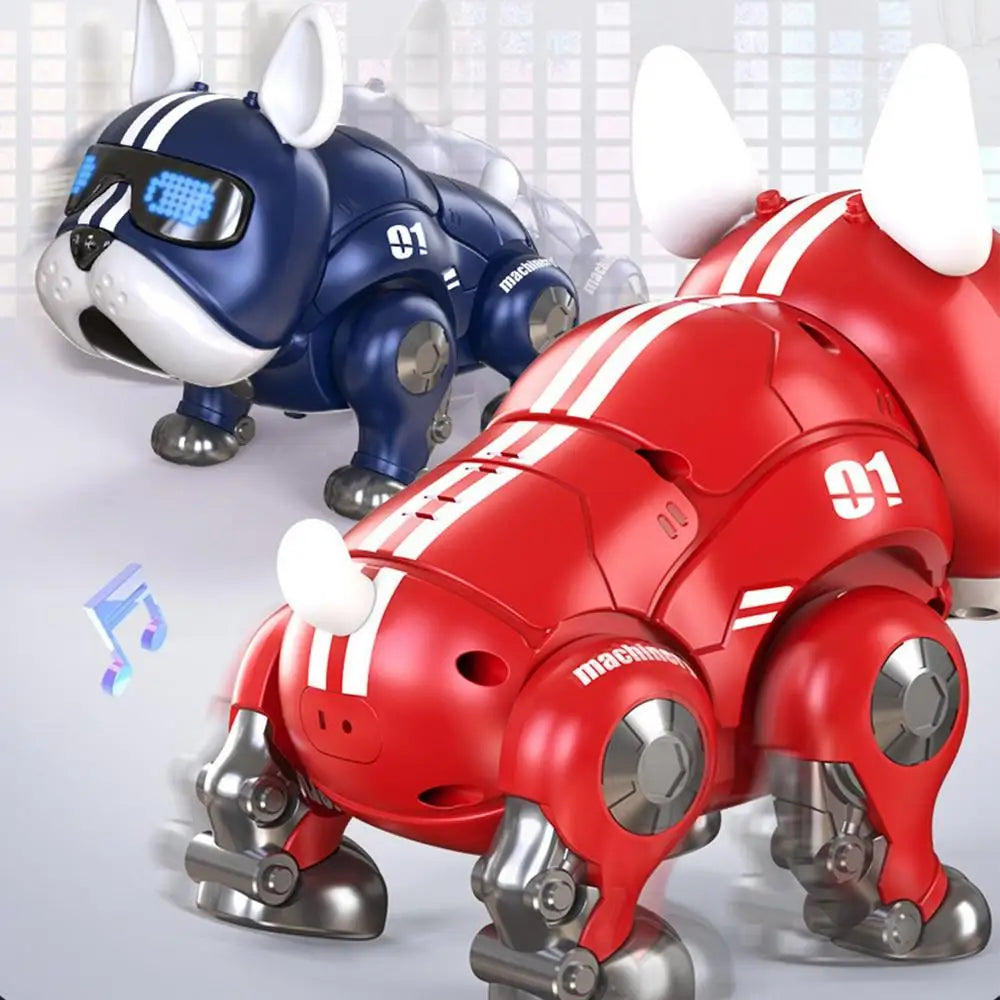 Dancing Music Bulldog Robot Toy Delight