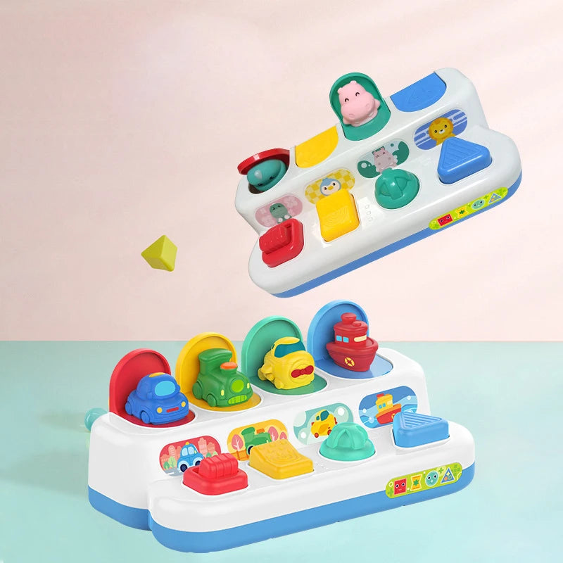 Peek & Play: Montessori Pop-Up Animals