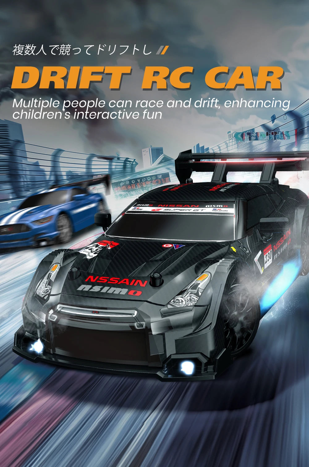 Thunder Drift: 1:24 RC Mustang Racer