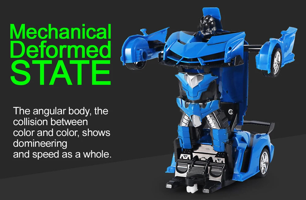 2-in-1 RC Robot Transformation Car