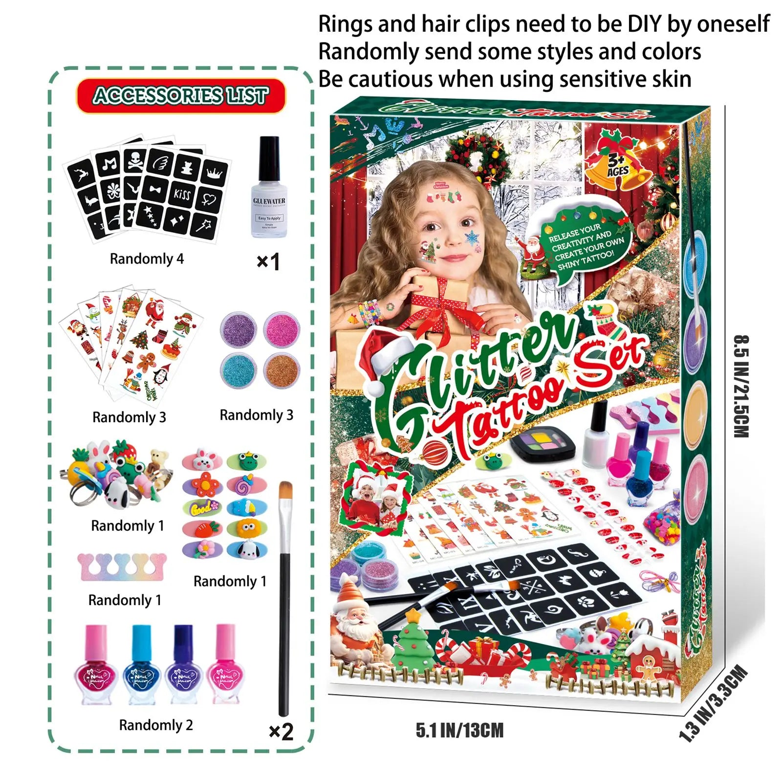 Sparkle & Style: Kids Christmas Glam Set