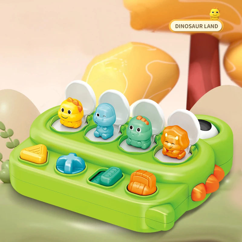 Peek & Play: Montessori Pop-Up Animals