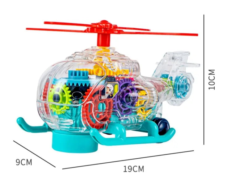Twinkle Copter: Transparent Electric Baby Helicopter